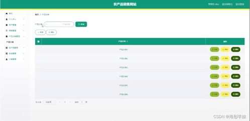 基于Spring Boot的農產品銷售網站設計與實現
